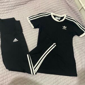 adidas set leggins + tee